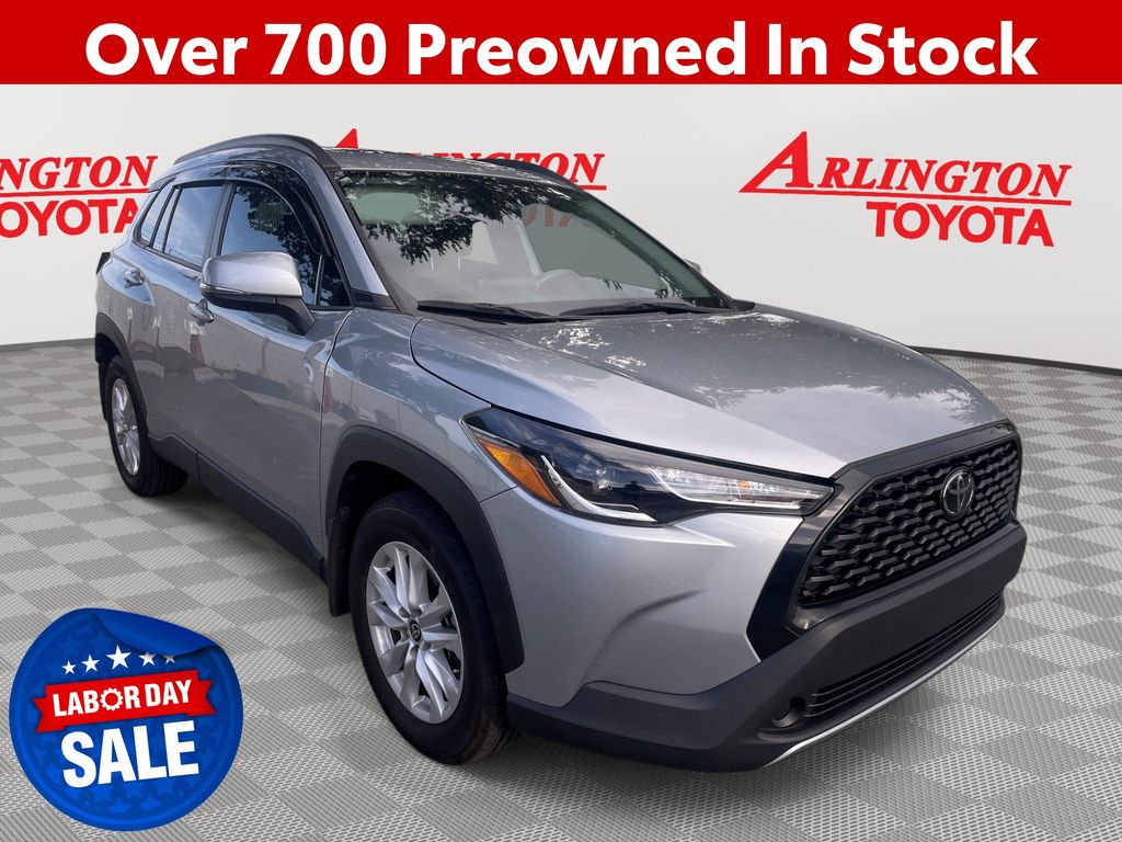 Sonic Silver 2024 Toyota Corolla Cross SUV / Crossover Front-Wheel Drive Continuously Variable Transmission