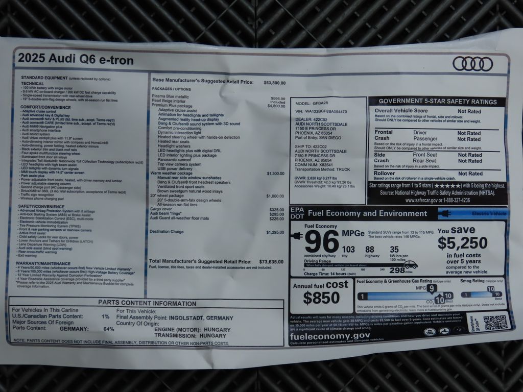 Thumbnail: 2025 Audi Q6 e-tron - 9