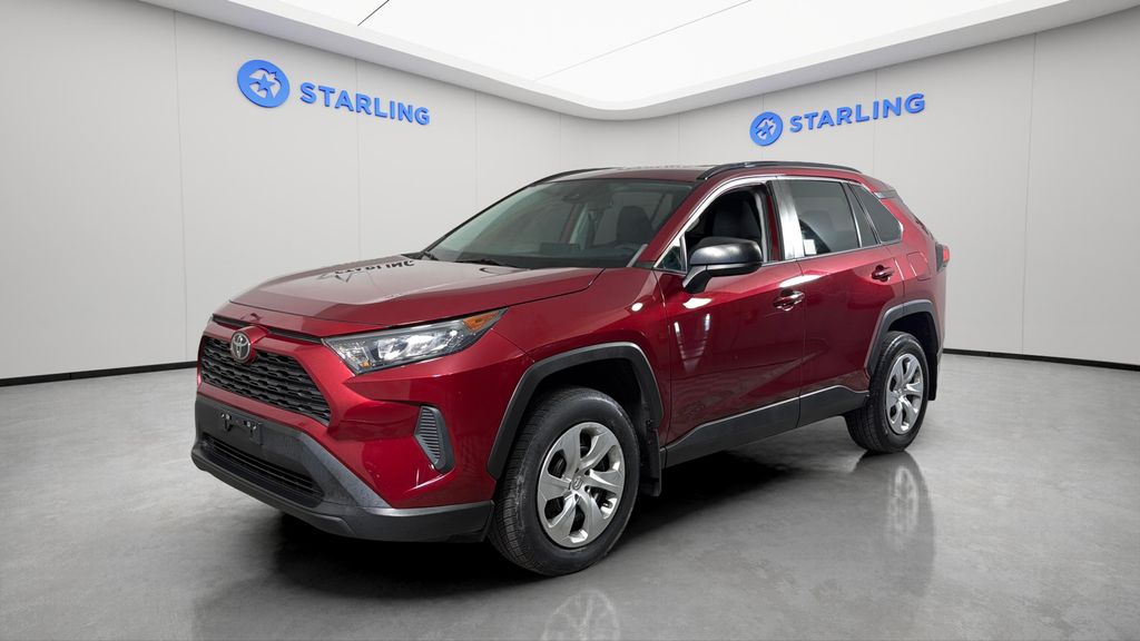 Red (Ruby Flare Pearl) 2021 Toyota RAV4 SUV / Crossover Front-Wheel Drive 8-Speed Automatic