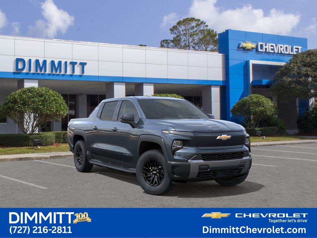 Blue Smoke Metallic 2026 Chevrolet Silverado EV Pickup Truck All-Wheel Drive 1-Speed Automatic
