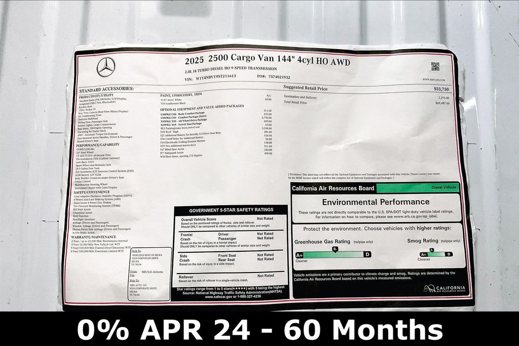 2025 Mercedes-Benz Sprinter Cargo Van Base - Photo 19