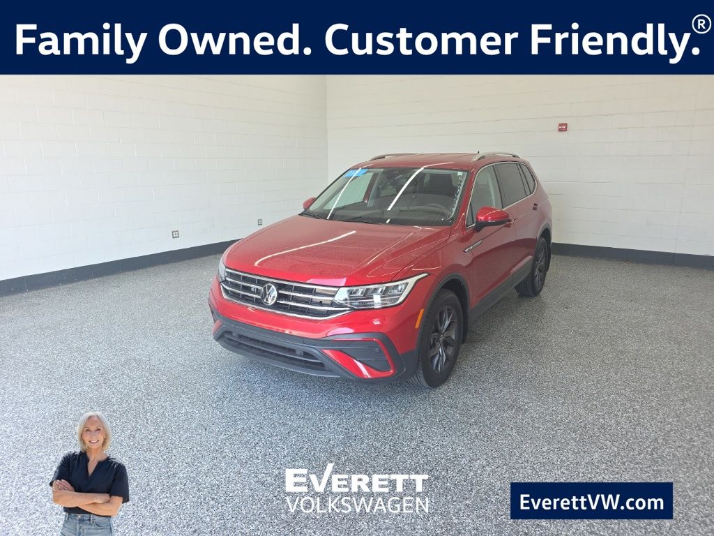 Kings Red Metallic 2024 Volkswagen Tiguan SUV / Crossover All-Wheel Drive 8-Speed Automatic