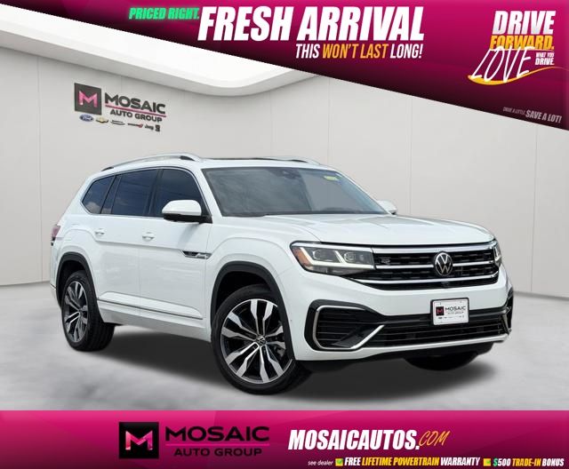White 2023 Volkswagen Atlas V6 SEL Premium R-Line 4Motion SUV / Crossover All-Wheel Drive 8-Speed Automatic