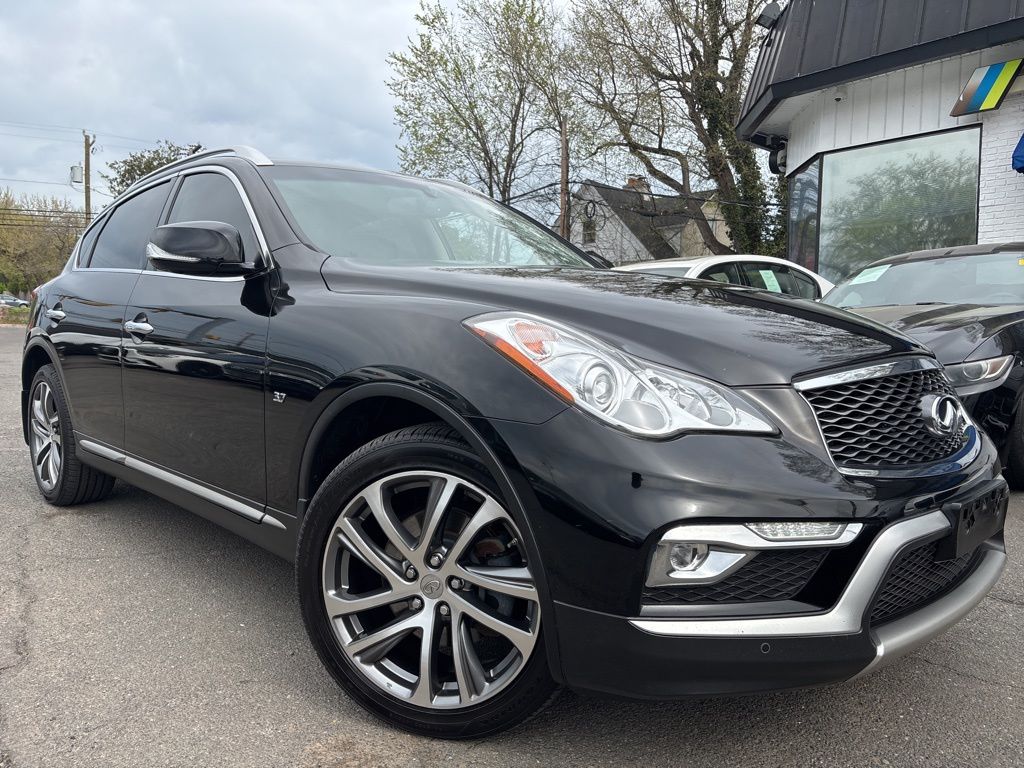 Black Obsidian 2017 INFINITI QX50 AWD SUV / Crossover All-Wheel Drive 7-Speed Automatic