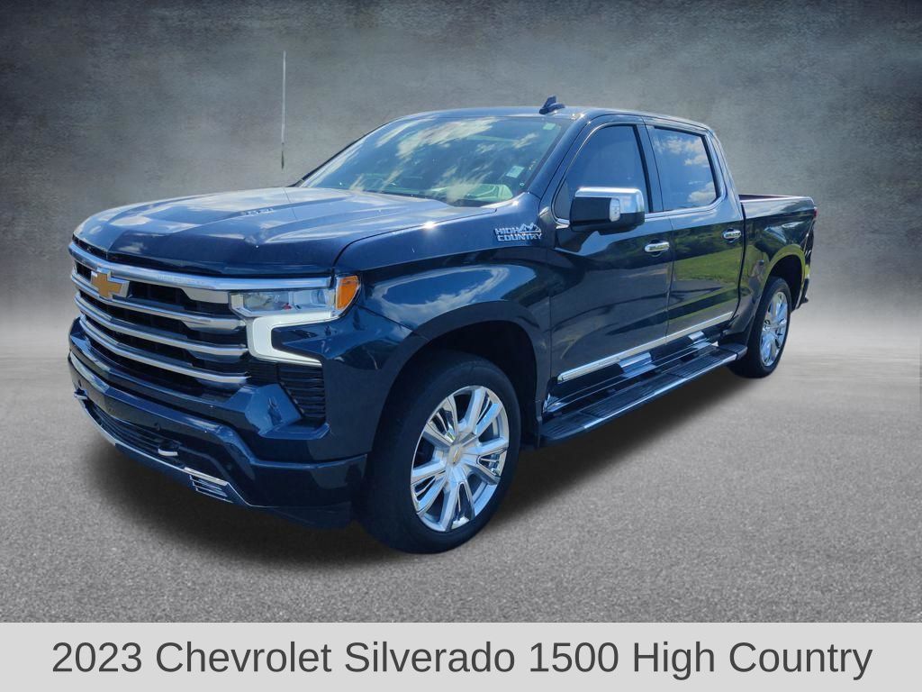 Northsky Blue Metallic 2023 Chevrolet Silverado 1500 Pickup Truck Four-Wheel Drive Automatic