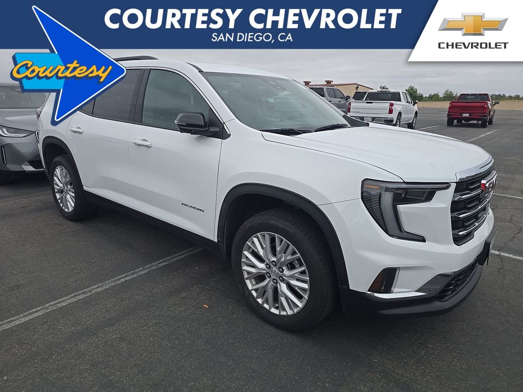 Summit White 2024 GMC Acadia Elevation FWD SUV / Crossover Front-Wheel Drive 8-Speed Automatic