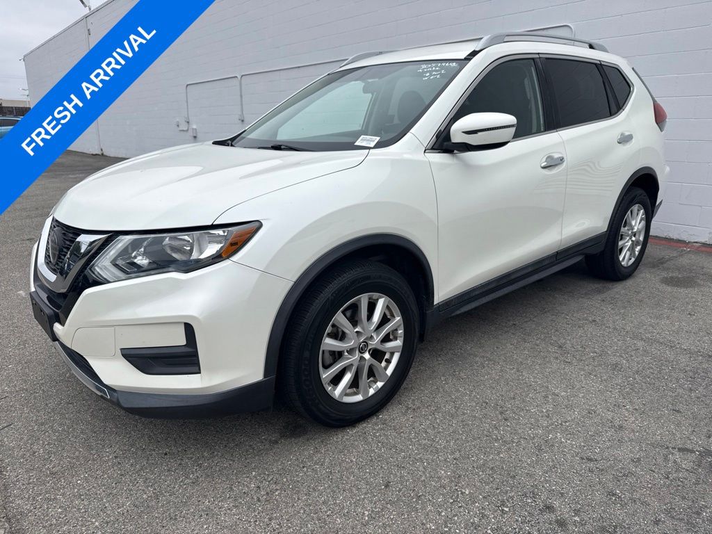 Pearl White 2018 Nissan Rogue SUV / Crossover All-Wheel Drive Continuously Variable Transmission