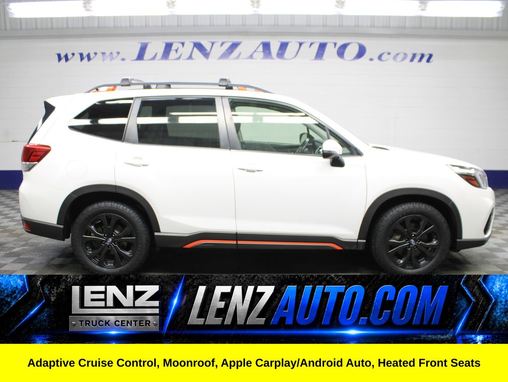 Crystal White Pearl 2019 Subaru Forester SUV / Crossover All-Wheel Drive Continuously Variable Transmission