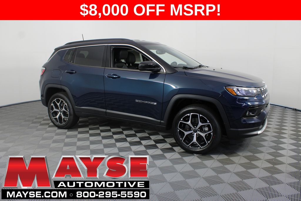 Fathom Blue Pearl Coat 2026 Jeep Compass SUV / Crossover Four-Wheel Drive 8-Speed Automatic