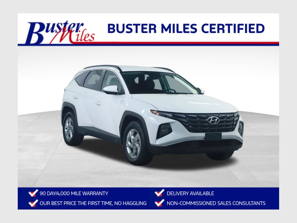 White Pearl 2024 Hyundai Tucson SUV / Crossover All-Wheel Drive 8-Speed Automatic