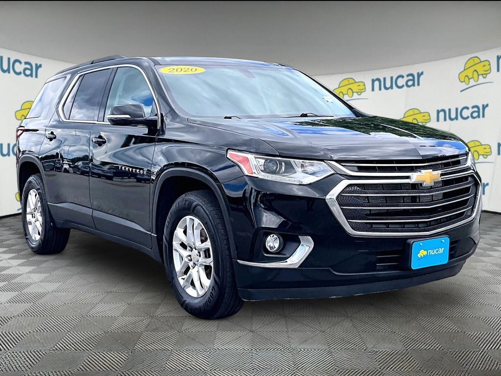 Mosaic Black Metallic 2020 Chevrolet Traverse SUV / Crossover Four-Wheel Drive 9-Speed Automatic