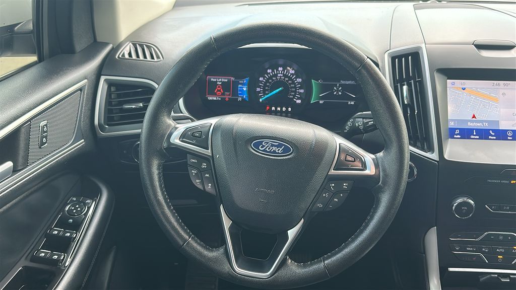 2019 Ford Edge SEL White at DeMontrond Gulf Freeway