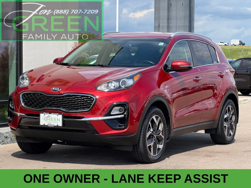 Hyper Red 2021 Kia Sportage SUV / Crossover All-Wheel Drive 6-Speed Automatic Overdrive