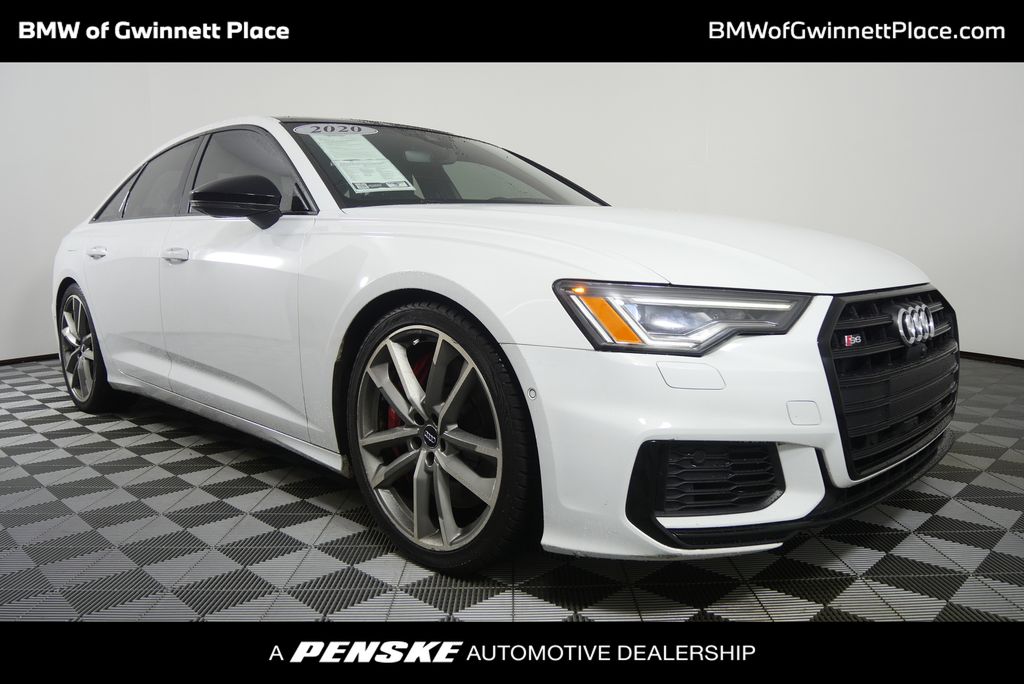 Glacier White 2020 Audi S6 2.9T quattro Premium Plus AWD Sedan All-Wheel Drive 8-Speed Automatic