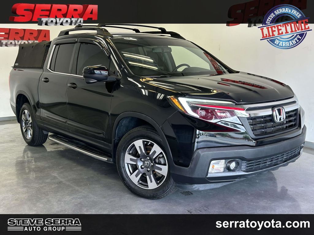 Black 2017 Honda Ridgeline Pickup Truck All-Wheel Drive 6-Speed Automatic