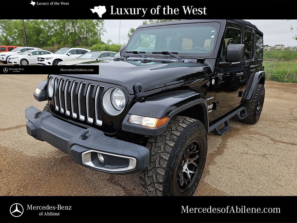 Black Clearcoat 2018 Jeep Wrangler Unlimited Sahara 4WD SUV / Crossover Four-Wheel Drive 8-Speed Automatic