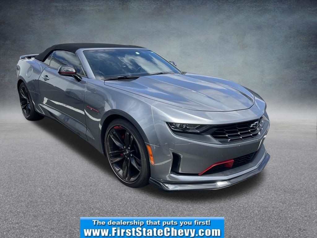 Gray (Satin Steel Metallic) 2020 Chevrolet Camaro Convertible Rear-Wheel Drive Automatic