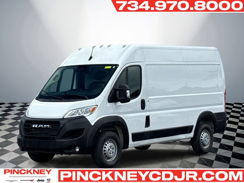 Bright White Clearcoat 2025 RAM ProMaster Van 9-Speed Automatic