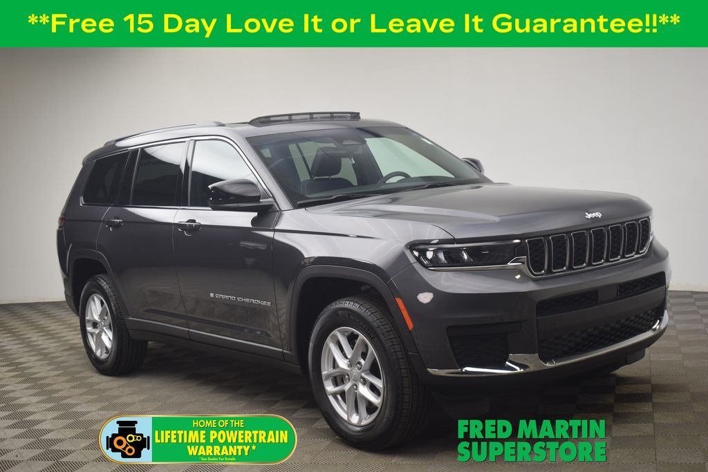 Baltic Gray Metallic Clearcoat 2024 Jeep Grand Cherokee L Laredo 4WD SUV / Crossover Four-Wheel Drive 8-Speed Automatic