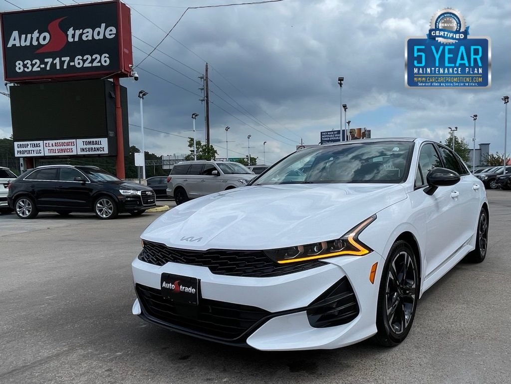 2022 Kia K5 GT-Line White at Joe Myers Mazda Kia