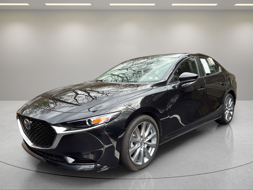 Jet Black Mica 2023 Mazda MAZDA3 2.5 S Preferred Sedan FWD Sedan Front-Wheel Drive 6-Speed Automatic