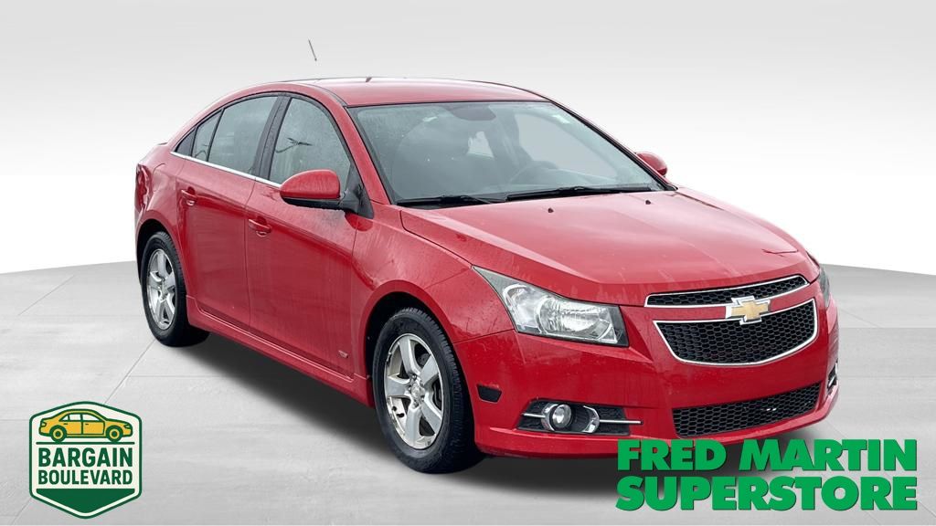 Victory Red 2012 Chevrolet Cruze 1LT Sedan FWD Sedan Front-Wheel Drive 6-Speed Automatic Overdrive