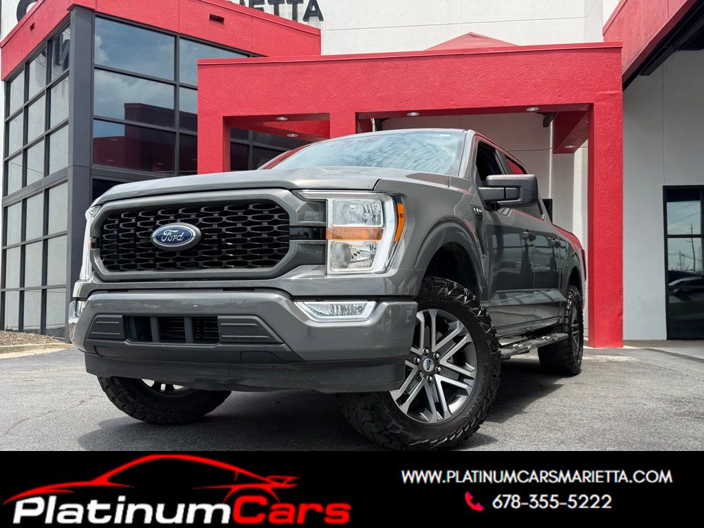Gray (Lead Foot) 2021 Ford F-150 Pickup Truck 4X2 Automatic