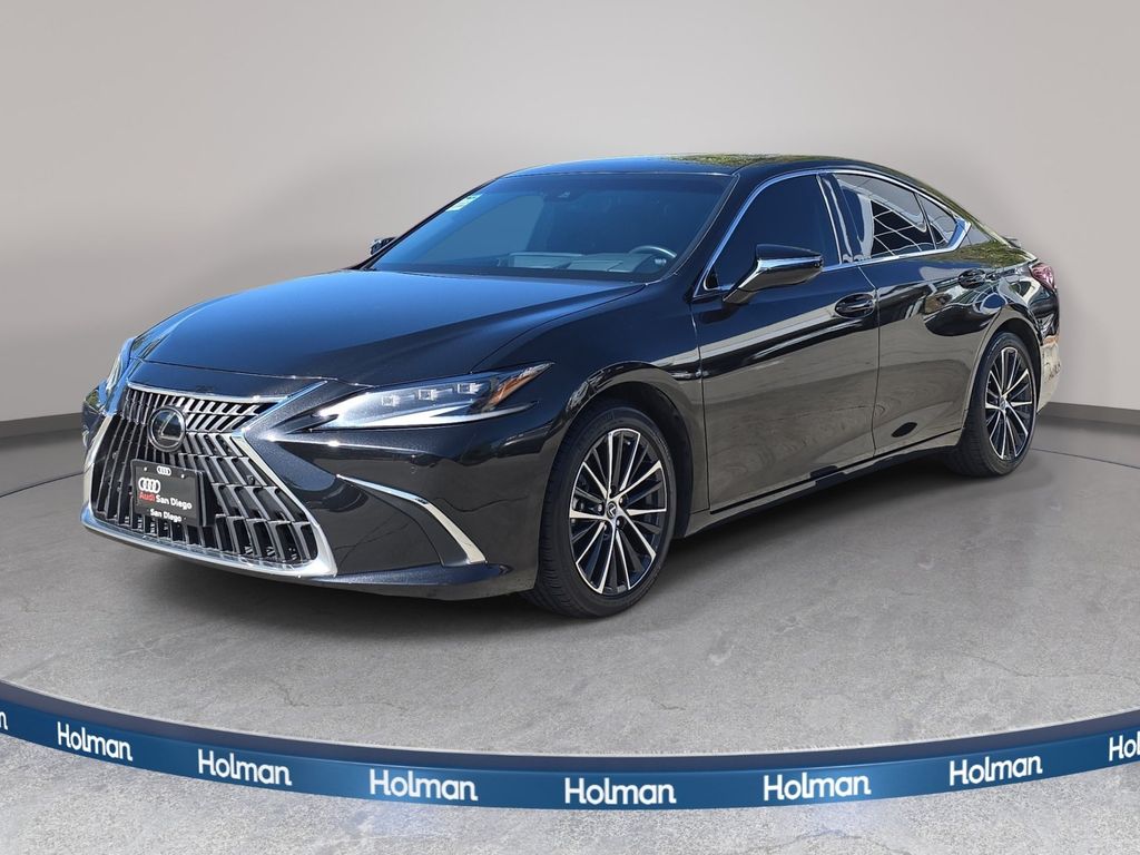 Black (Caviar) 2024 Lexus ES Hybrid Sedan Front-Wheel Drive Continuously Variable Transmission