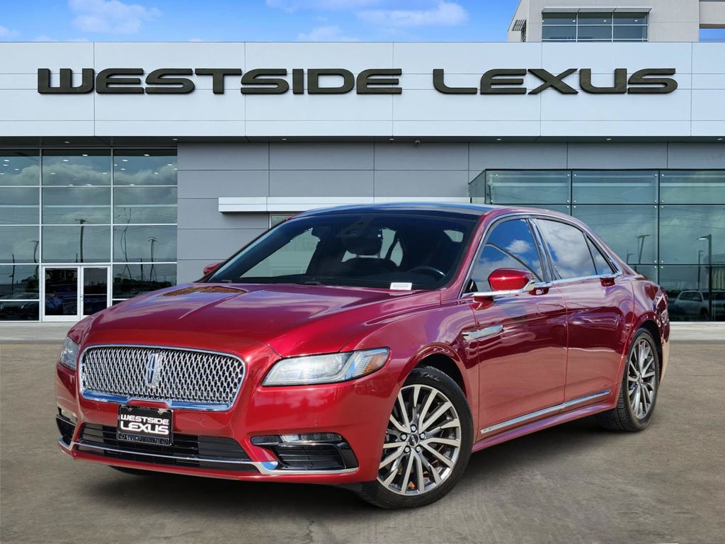 2017 Lincoln Continental Select Red at Bayshore Chrysler Jeep Dodge Ram
