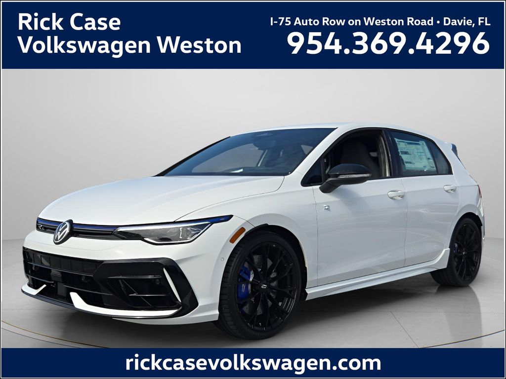 Pure White 2026 Volkswagen Golf R 4Motion Hatchback All-Wheel Drive 7-Speed Dual Clutch