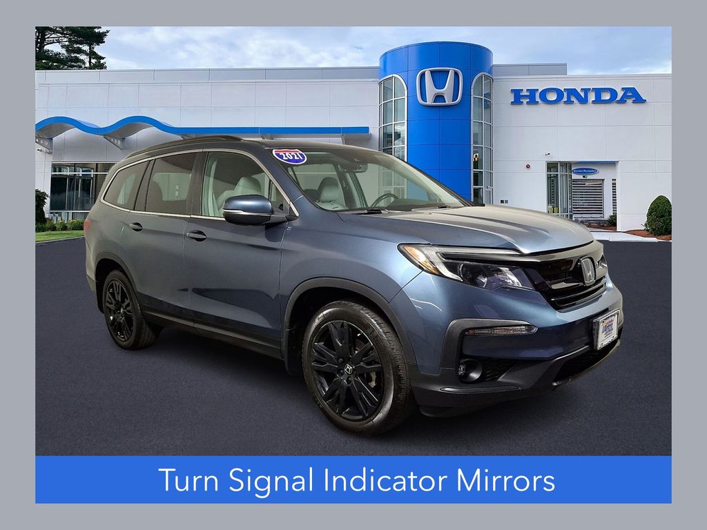 Blue 2021 Honda Pilot SE AWD SUV / Crossover All-Wheel Drive 9-Speed Automatic