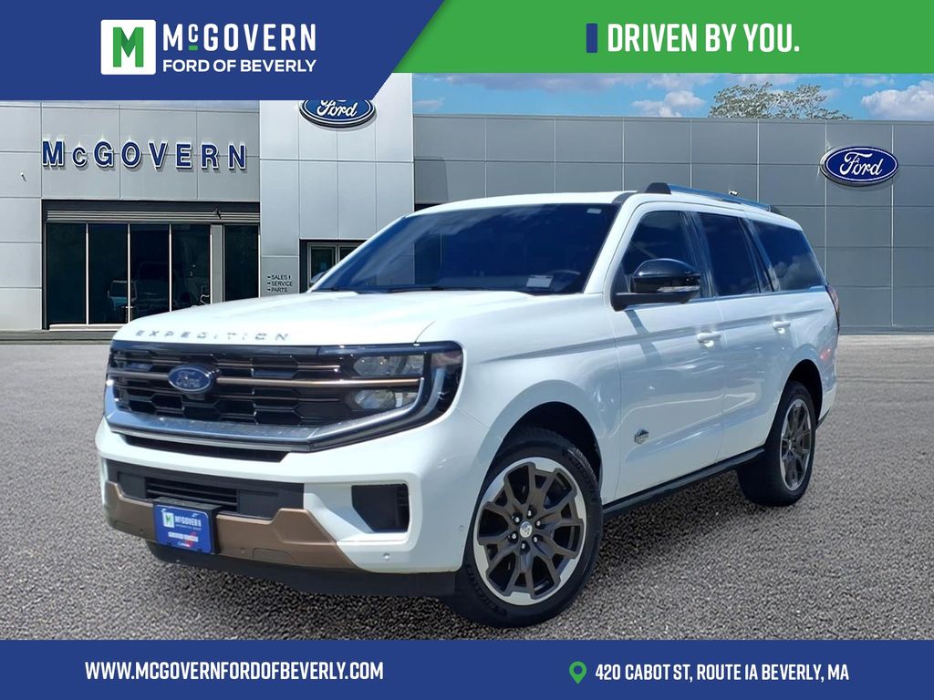 White Metallic 2025 Ford Expedition SUV / Crossover Four-Wheel Drive Automatic