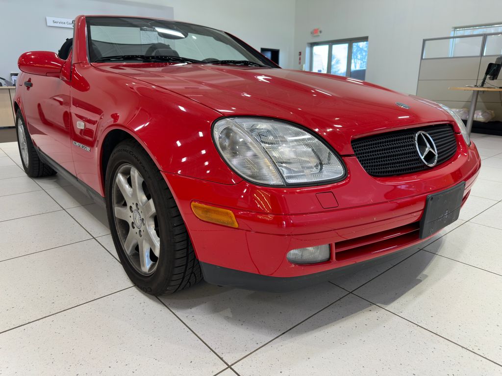 Magma Red 1999 Mercedes-Benz SLK 230 Supercharged Convertible Rear-Wheel Drive 5-Speed Automatic