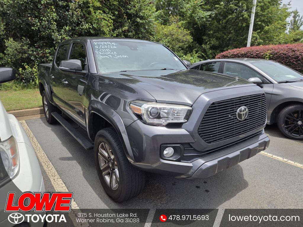 Magnetic Gray Metallic 2018 Toyota Tacoma Limited Double Cab 4WD Pickup Truck Four-Wheel Drive 6-Speed Automatic