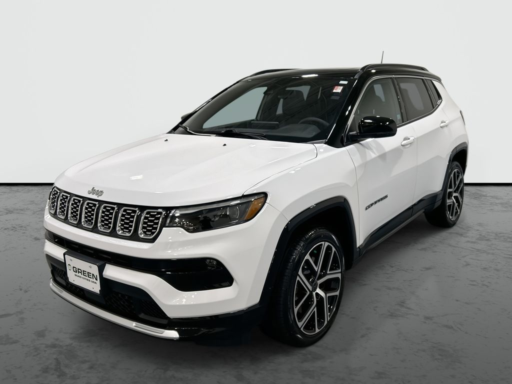 Bright White Clearcoat 2025 Jeep Compass Limited 4WD SUV / Crossover Four-Wheel Drive 8-Speed Automatic