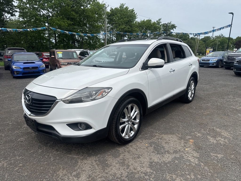 Crystal White Pearl Mica 2013 Mazda CX-9 Grand Touring AWD SUV / Crossover All-Wheel Drive 6-Speed Automatic