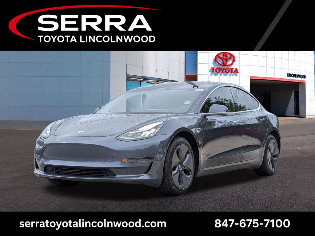 Gray 2020 Tesla Model 3 Sedan All-Wheel Drive 1-Speed Automatic