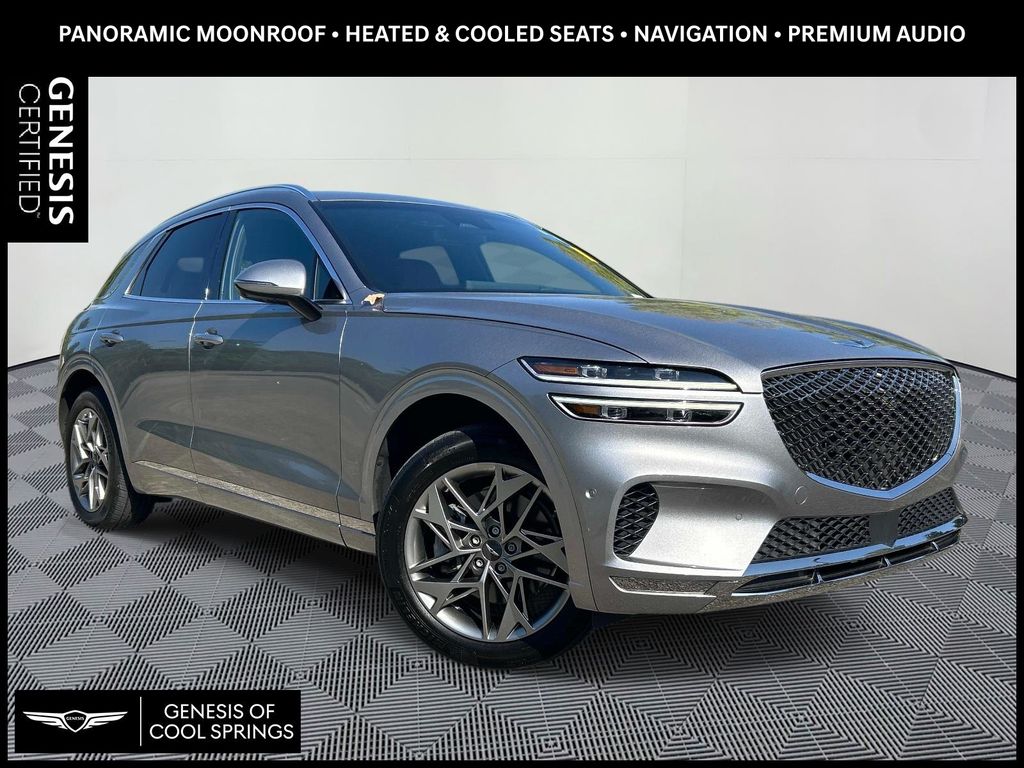 Silver 2022 Genesis GV70 SUV / Crossover 8-Speed Automatic