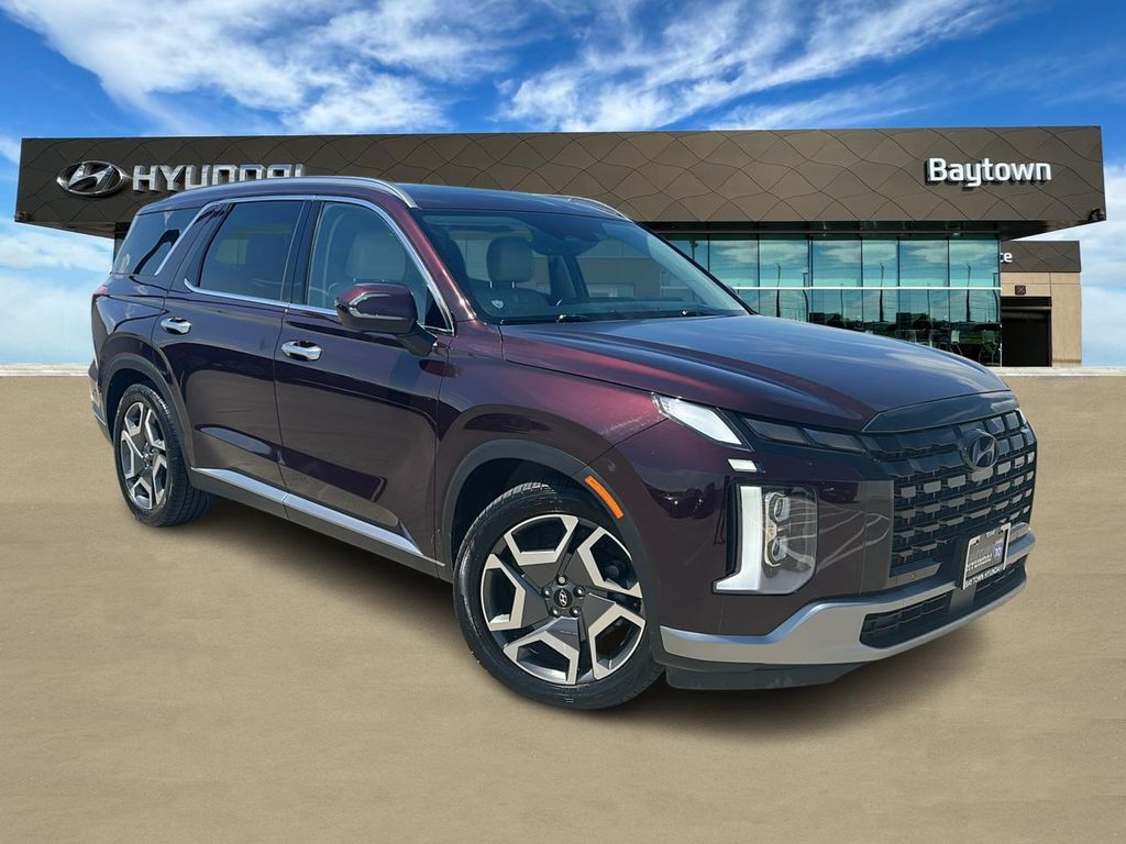 2024 Hyundai Palisade Limited Red at DeMontrond Gulf Freeway