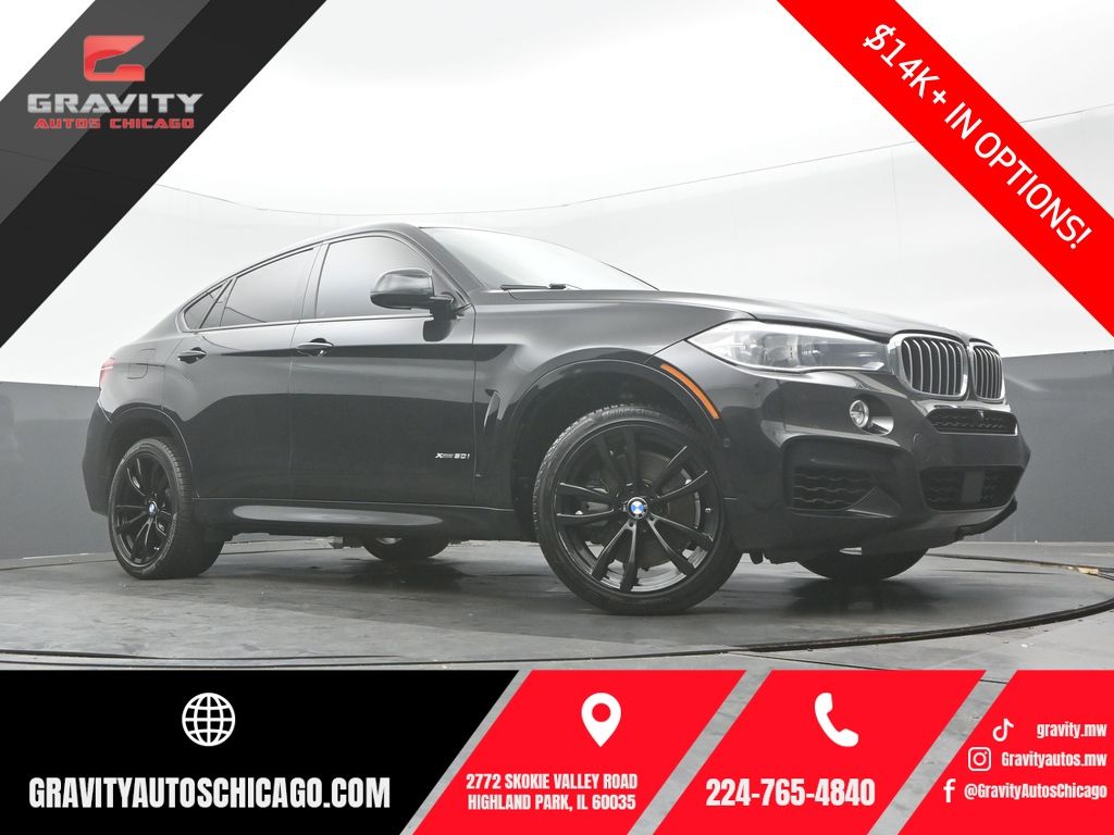 Black Sapphire Metallic 2018 BMW X6 SUV / Crossover All-Wheel Drive 8-Speed Automatic