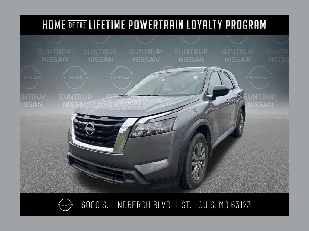 Gray (Gun Metallic) 2025 Nissan Pathfinder S 4WD SUV / Crossover All-Wheel Drive 9-Speed Automatic
