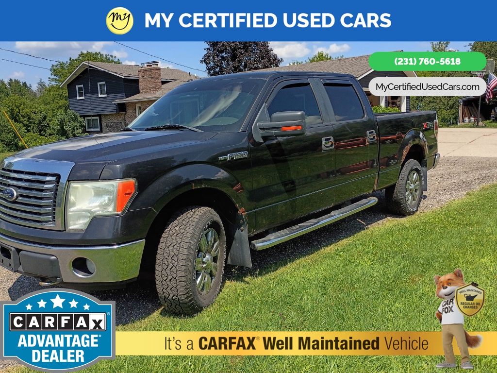 Black 2010 Ford F-150 Pickup Truck Four-Wheel Drive 6-Speed Automatic