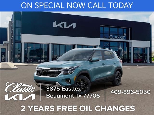 Blue 2026 Kia Seltos SUV / Crossover Front-Wheel Drive Continuously Variable Transmission
