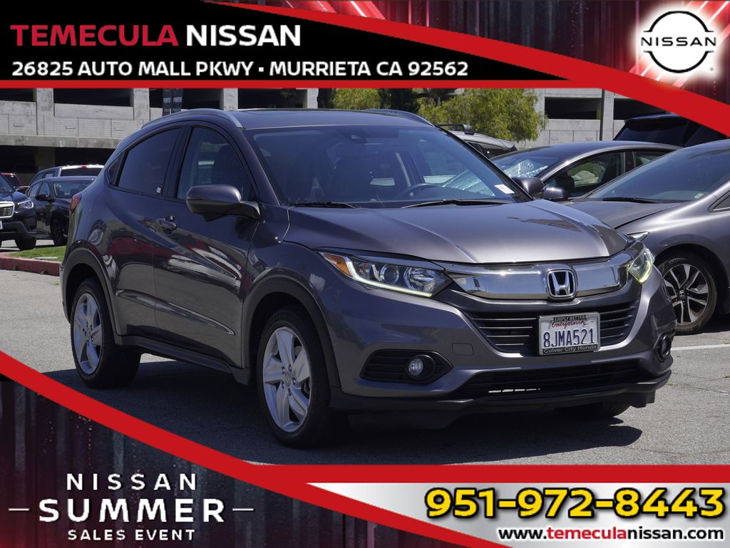 Gray (Modern Steel Metallic) 2019 Honda HR-V SUV / Crossover Front-Wheel Drive Continuously Variable Transmission
