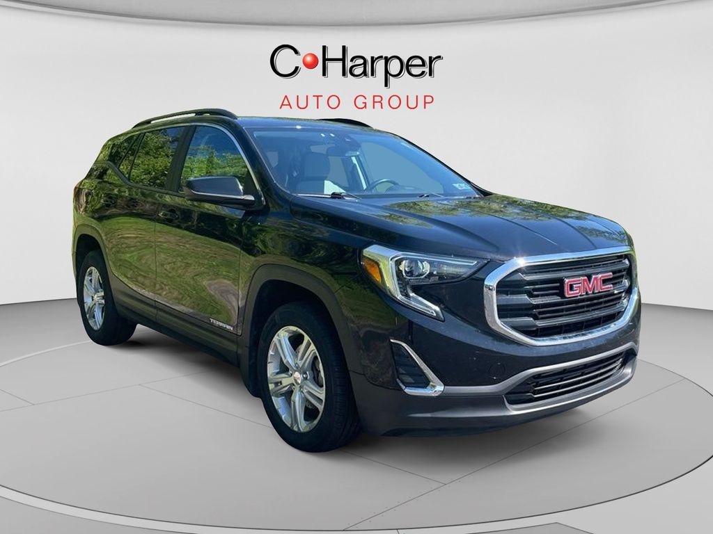 Black (Ebony Twilight Metallic) 2021 GMC Terrain SUV / Crossover Four-Wheel Drive 9-Speed Automatic