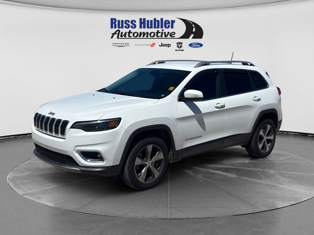 Bright White Clearcoat 2020 Jeep Cherokee Limited 4WD SUV / Crossover Four-Wheel Drive 9-Speed Automatic
