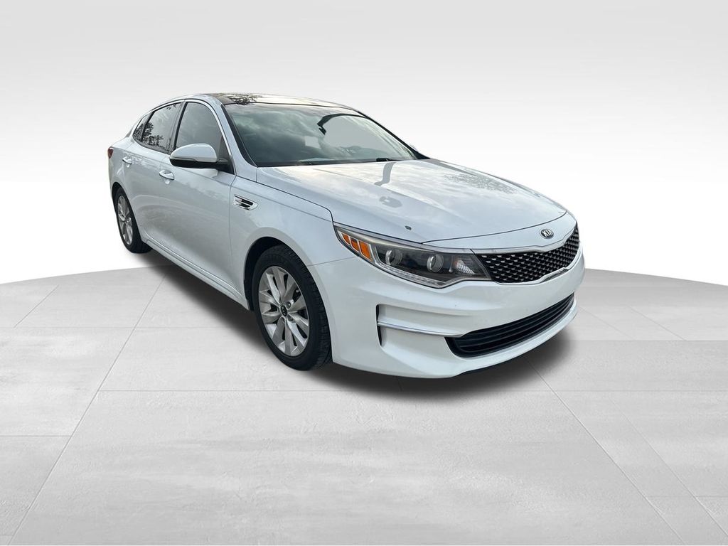 2016 Snow White Pearl Kia Optima EX FWD Sedan