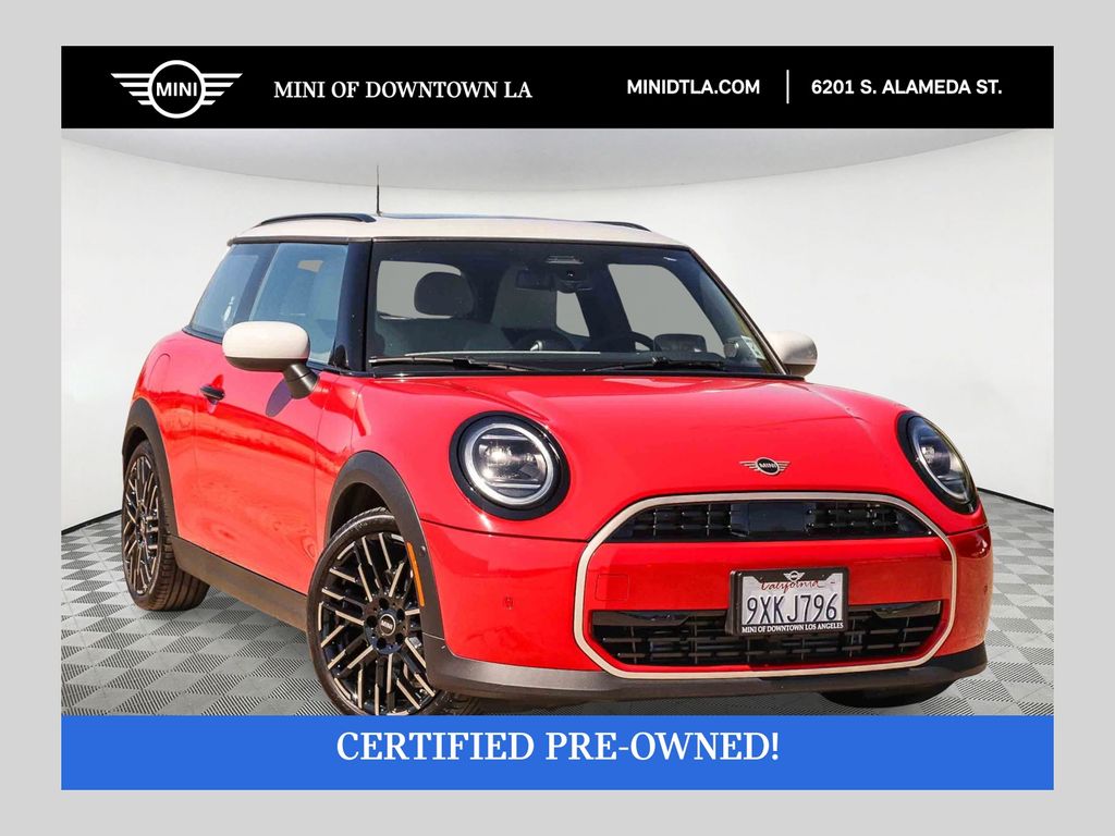 Chili Red 2026 MINI Cooper Hatchback Front-Wheel Drive 7-Speed Automatic