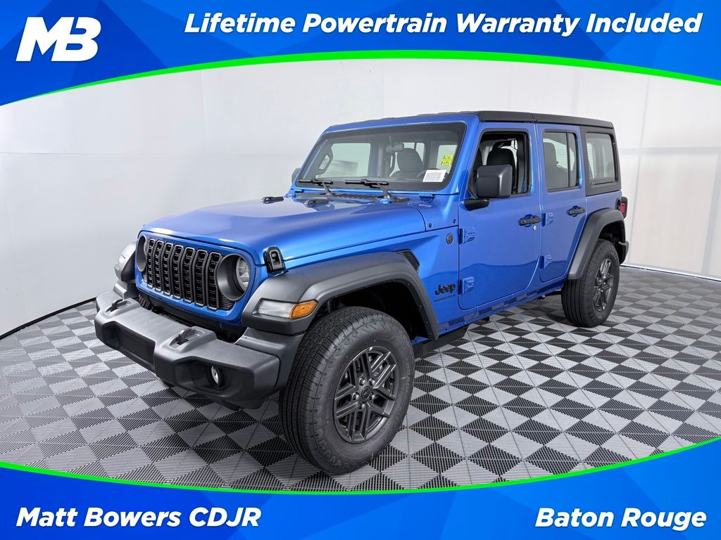 Hydro Blue Pearl Coat 2026 Jeep Wrangler SUV / Crossover Four-Wheel Drive 8-Speed Automatic