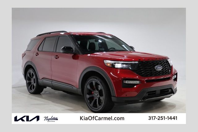 Red Metallic 2021 Ford Explorer ST AWD SUV / Crossover All-Wheel Drive Automatic